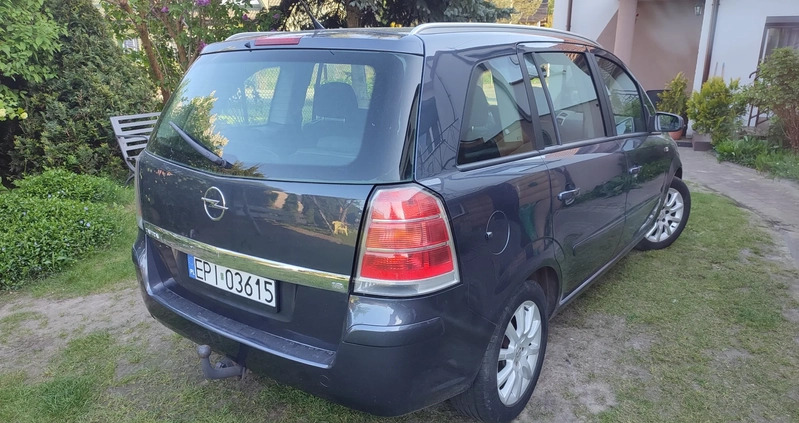 Opel Zafira cena 16500 przebieg: 219000, rok produkcji 2007 z Miłakowo małe 154